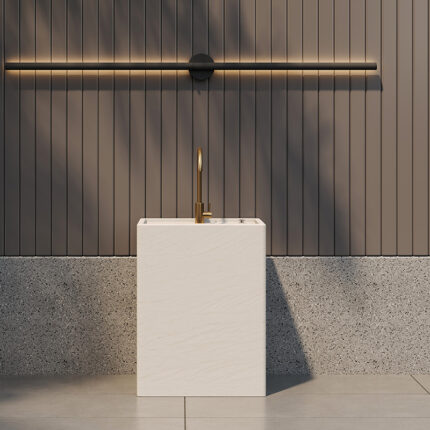 Hand Sink | HW02 Multi-Material Design | Customizable Dimensions | Weatherproof Performance