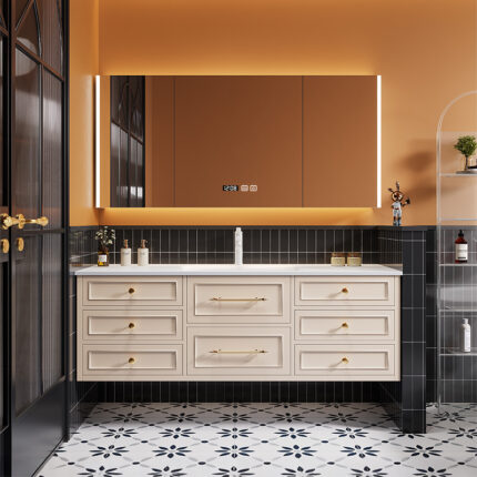 SIDSHA 559  Single Bathroom Vanity（Support customization）