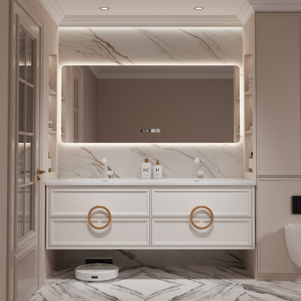 SIDSHA 580  Double Bathroom Vanity（Support customization）