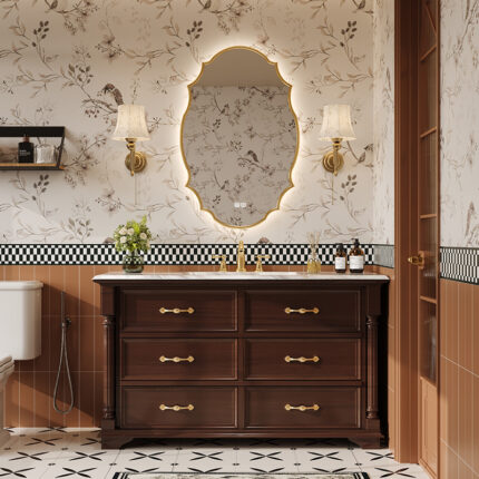 SIDSHA 745  Single Bathroom Vanity（Support customization）