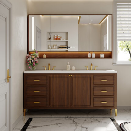 SIDSHA 717  Double Bathroom Vanity（Support customization）