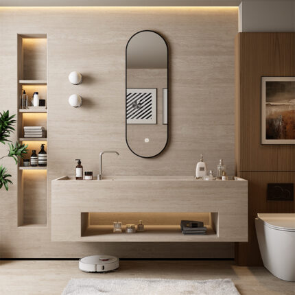SIDSHA HZ24111 Single Bathroom Vanity（Support customization）