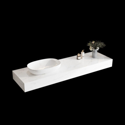Corian One-Piece Countertop Sink | 029 Seamless Design | Customizable Colors & Dimensions | Premium Durability