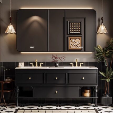 SIDSHA  Double Bathroom Vanity（Support customization）