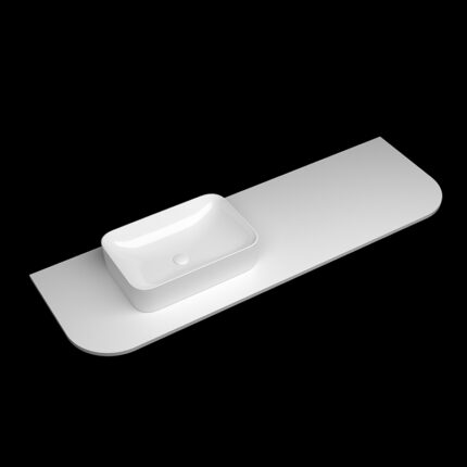 Corian One-Piece Countertop Sink | 022 Seamless Design | Customizable Colors & Dimensions | Premium Durability