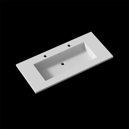 Corian One-Piece Countertop Sink | 013 Seamless Design | Customizable Colors & Dimensions | Premium Durability